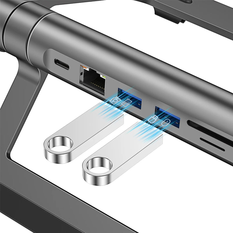 Docking Station para MacBook/Laptop 8 em 1 USB-C